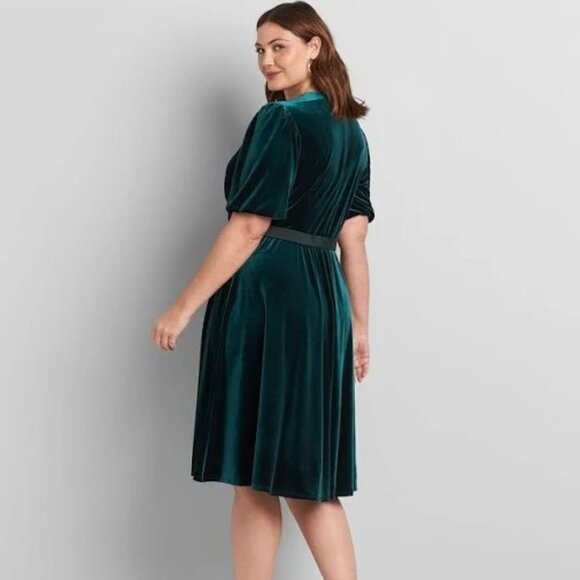 Lane Bryant | Velvet Dress - Picture 2 of 4